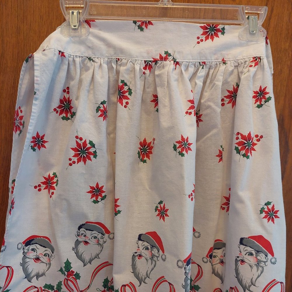 Vintage Homemade Christmas Apron
